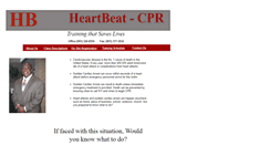 Desktop Screenshot of heartbeat-cpr.com