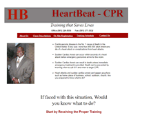 Tablet Screenshot of heartbeat-cpr.com